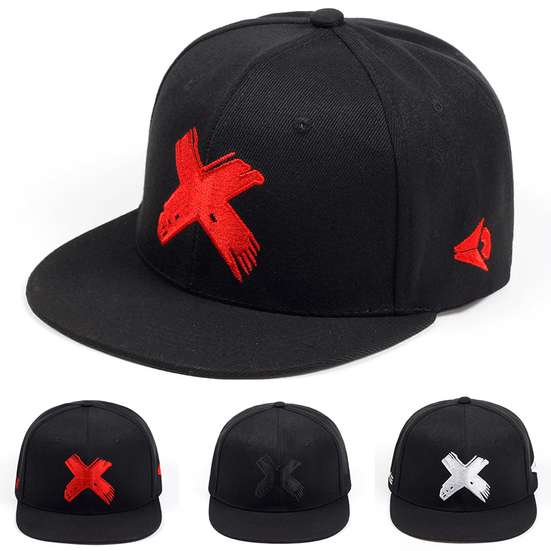 X Men Accessories - Unisex Basit Mektup X Nakış Hip-Hop