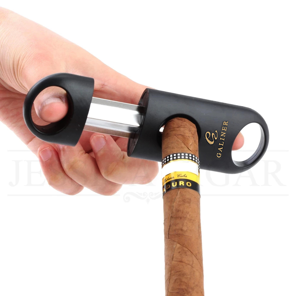 Cigar Cutter Set - GALINER plastik V kesim paslanmaz çelik