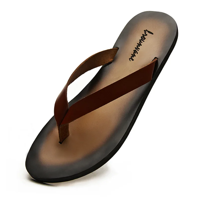 Men'S Accessories Leather - Klasik Hakiki Deri Erkek Terlik 2026