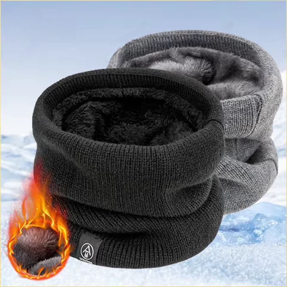 Men Accessories For Neck - Kış Boyun Isıtıcı Eşarp Polar Astarlı