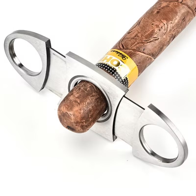 Cigar Cutter Set - Paslanmaz çelik puro kesici Metal klasik