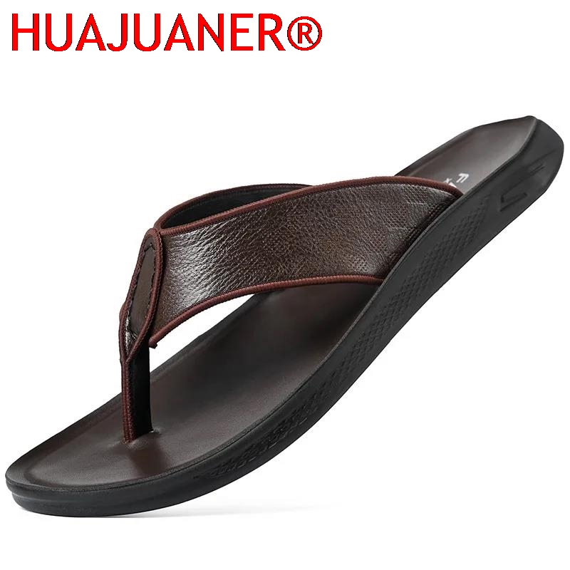 Men'S Accessories Leather - Günlük Dış Mekan Erkek Sandaletleri Yazlık