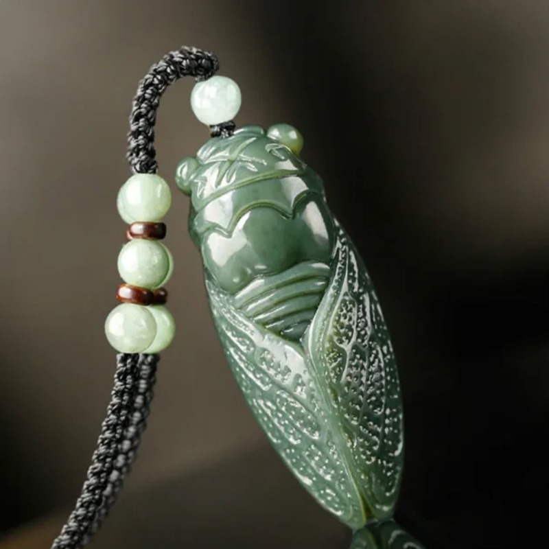 Doğal Hetian yeşim Cicada koly - Men Accessories For Hand incelemesi ve fiyatı