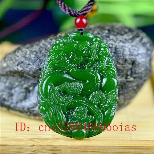 Doğal yeşil çin yeşim ejderha  - Men'S Accessories Jewelry incelemesi ve fiyatı