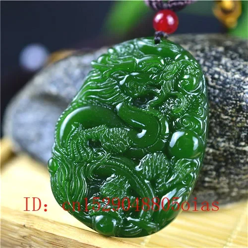 Doğal yeşil çin yeşim ejderha  - Men'S Accessories Jewelry incelemesi ve fiyatı