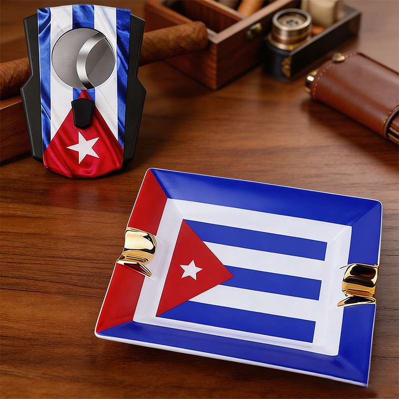 Küba Bayraklı Puro Seti, Pasla - Cigar Cutter Set incelemesi ve fiyatı