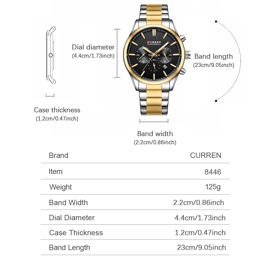 CURREN Casual Kuvars Chrono Sp - Men'S Accessories Jewelry incelemesi ve fiyatı