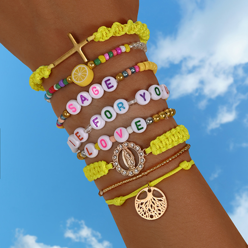 Bohemian Sarı Yaratıcı Mektup  - Men'S Accessories Jewelry Sale incelemesi ve fiyatı