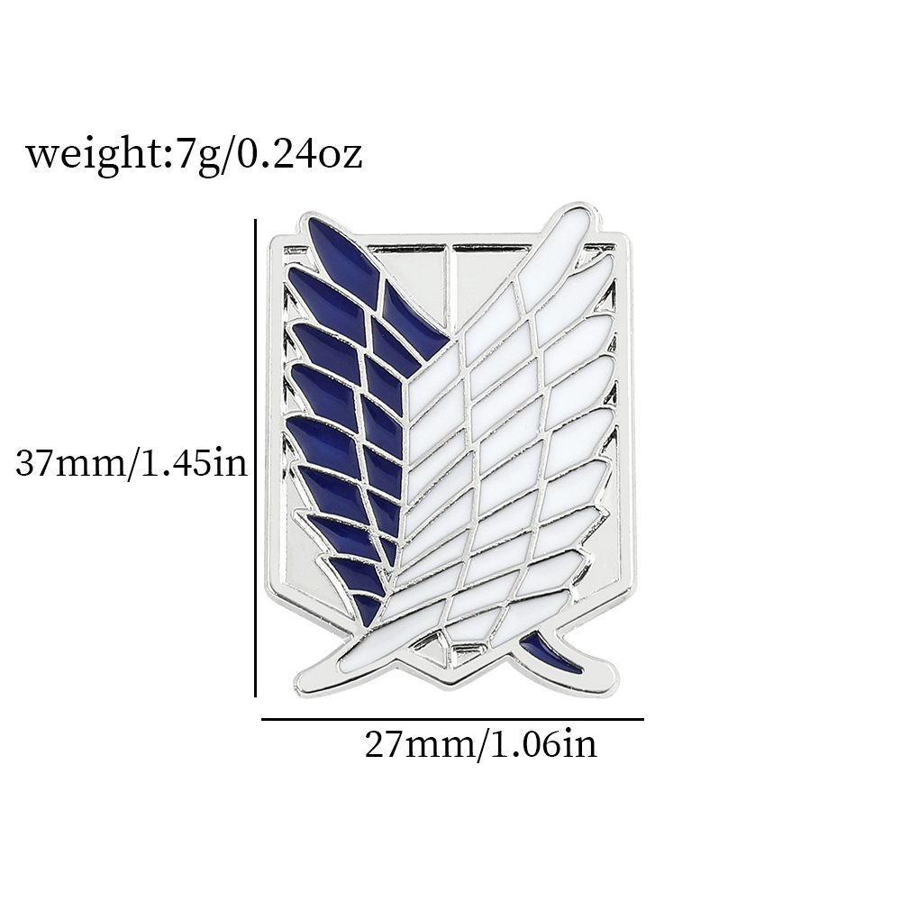 Anime Attack on Titan Emaye Br - Lapel Pin Enamel incelemesi ve fiyatı