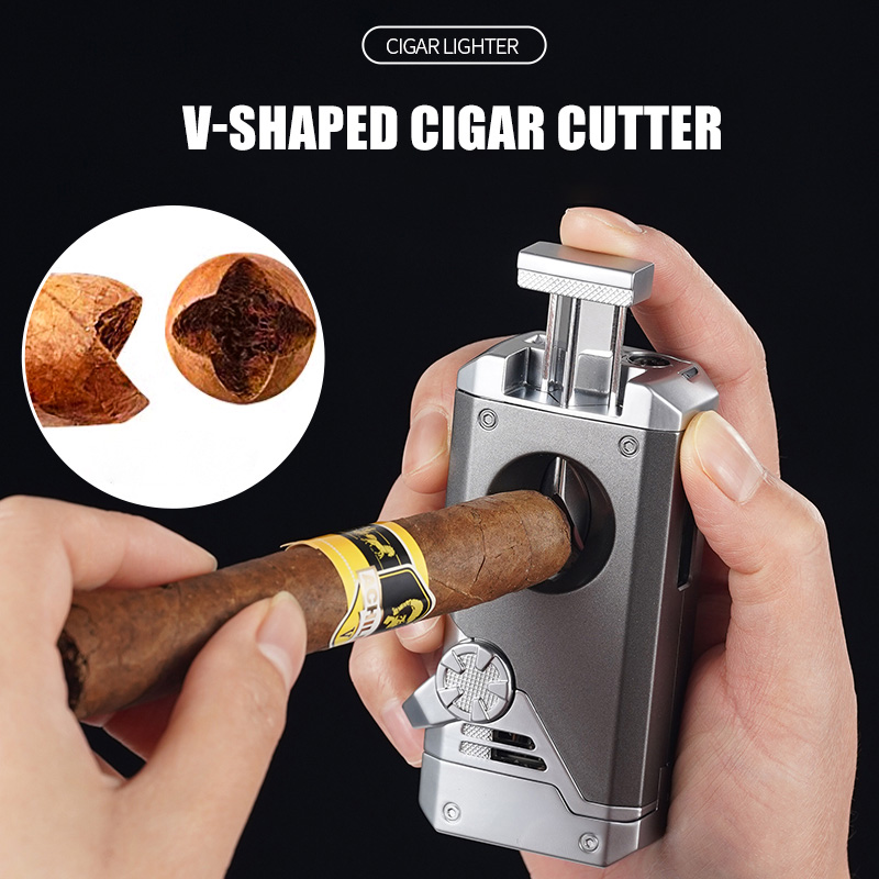 Çok Fonksiyonlu Puro Çakmak Se - Cigar Cutter Set incelemesi ve fiyatı