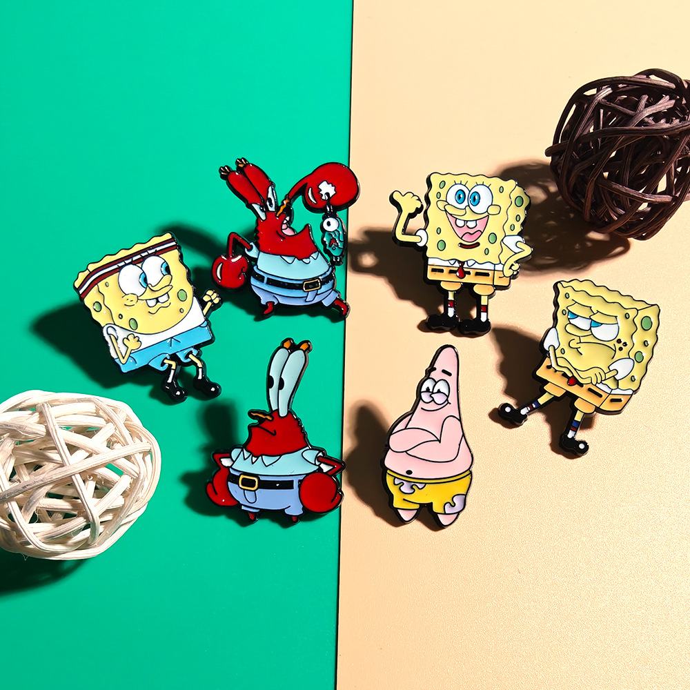 6 adet SpongeBob SquarePants A - Lapel Pin Enamel incelemesi ve fiyatı