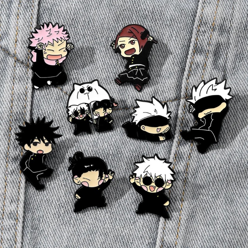 8 adet Anime Itadori Yuji Emay - Lapel Pin Enamel incelemesi ve fiyatı