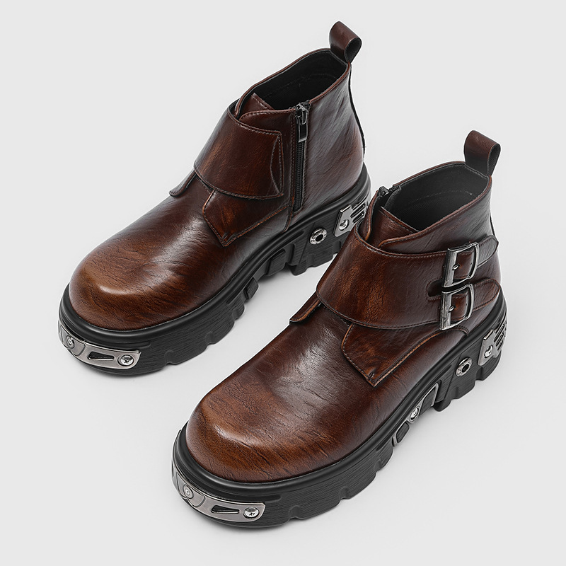 Büyük beden erkek moda punk go - Men'S Accessories Leather incelemesi ve fiyatı