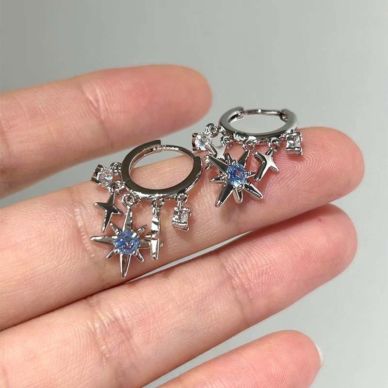 Yeni Y2K Mavi Zirkon Yıldız Pü - Men'S Accessories Jewelry Sale incelemesi ve fiyatı