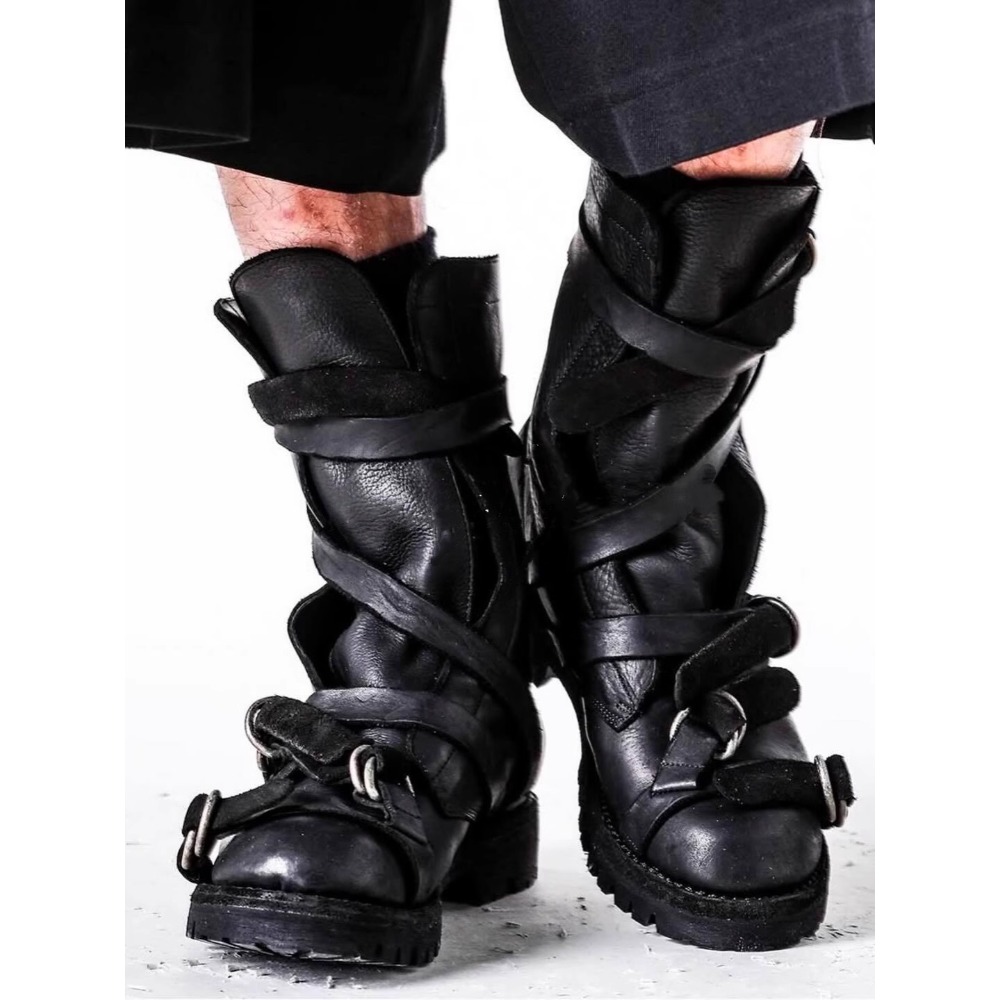 Erkek Deri Motosiklet Botları  - Men'S Accessories Leather incelemesi ve fiyatı